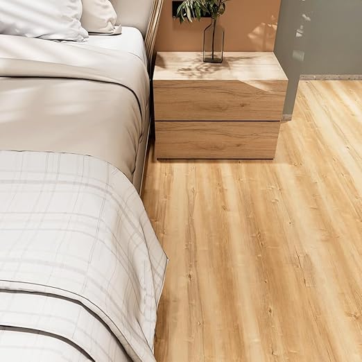 Wood Grain Peel and Stick Floor Tiles – 11.8” Width, Full Roll Length of 394" – - Image 4
