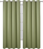 LEMOMO Sage Green Thermal Blackout Curtains/52 x 95 Inch/Set of 2 Panels Room - Image 2