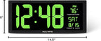 AcuRite 75155M 14.5" Large Green LED Digital Clock Inch - Image 8