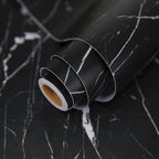 practicalWs 17.71''×196.8'' Marble Contact Paper Black/White Peel and Stick - Image 8