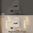 Battery Operated Wall Sconce Set of Two, Dimmable Modern LED Rechargeable Wall - Image 6