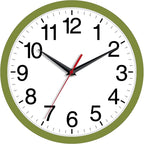 Rohioue Wall Clock Modern 8 Inch Battery Operated Silent Non Ticking Small by RohioueWallClock
