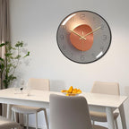 Ergocar Wall Clock, Art Deco Wall Clock, Non-Ticking Silent Modern Metal Wall - Image 2