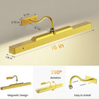 Lights for Pictures on Wall, 16in Battery Operated Picture Lights for Paintings - Image 5