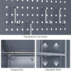 GREATMEET 72.8" H Tall Metal Garage Storage Cabinet - Image 5