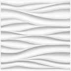 STICKGOO Wave Wall Panels for Interior Wall Decor, Paintable 3D Wall Decor by STICKGOO
