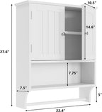 Bathroom Cabinet, Wall Mount, Towel Rack, Over The Toilet Storage Cabinet - Image 2