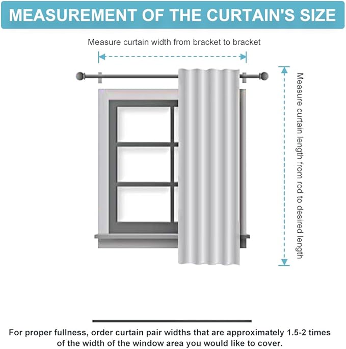 RYB HOME White Curtains for Bedroom - Image 8