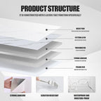 Chejiaye 22pcs Marble Peel and Stick Backsplash Waterproof Washroom Wall Panels - Image 5