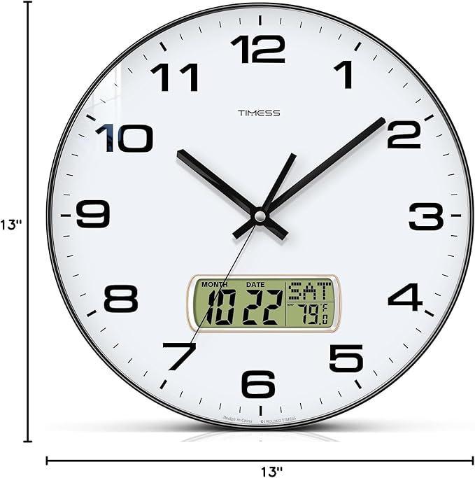 TIMESS Wall Clock, Ideal Modern Home, Office Decor - Image 7