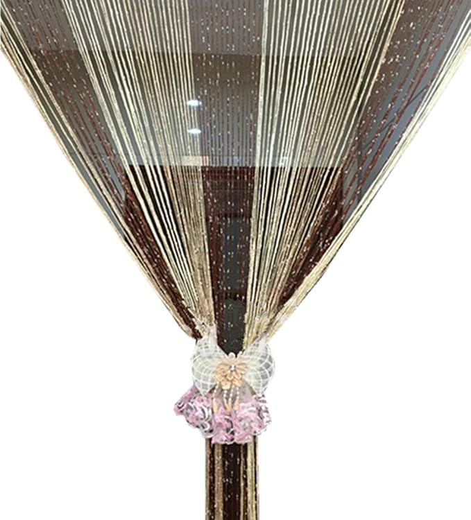 ave split Decorative Door String Curtain Wall Panel Fringe Window Room Blind - Image 2