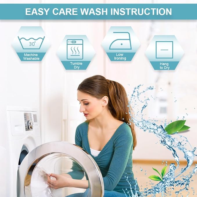 RYB HOME Blackout Curtains for Living Room, Back Tab & Rod Pocket Top - Image 7