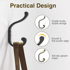bussdis Coat Hooks Wall Mount for Hanging, Heavy Duty Backpack Hooks for Wall - Image 4