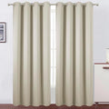 LEMOMO Blackout Curtains 52 x 120 Inch Long Light Beige Curtains Set of 2 by Lemomo