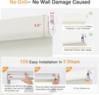 AOSKY No Drill Cordless Blackout Roller Shades - Image 4