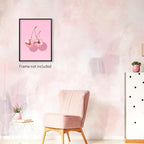 jkahh Pink Disco Ball Cherry Poster Retro Funky Preppy Fruit Wall Art Trendy - Image 6