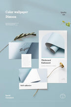 Dimoon 78.7''x17.7'' Blue Peel and Stick Wallpaper Contact Paper Modern Self - Image 4