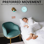 Wall Clocks Battery Operated, 12 Inch Non Ticking Digital Wall Clock, Silent - Image 4