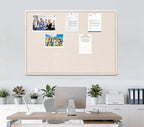 Large Bulletin Board, 48 X 36 inches Felt Board Notice Pin Board, Self-Adhesive - Image 7