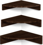 Alsonerbay Corner Shelf Wall Mount, Rustic Wood Shelves by Alsonerbay