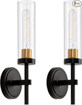 Hardwired Wall Sconces Set of Two, Modern Farmhouse Wall Mount Lights by SANTOSTOCK