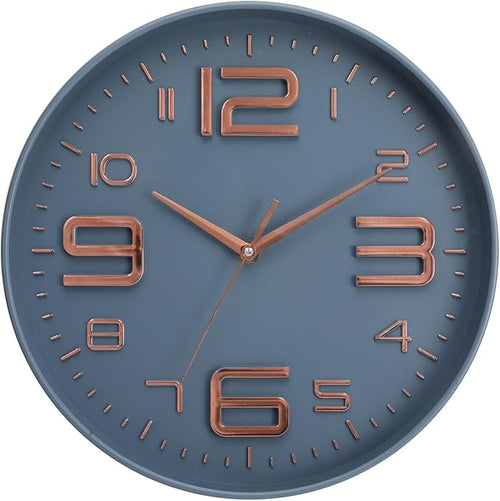 12 inch Silent and Non tick Battery Powered Quartz Round Wall Clock, Suitable by Unknown
