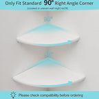 Corner Shelf, Solid Oak Wood Floating Corner Shelf Wall Mount Round End - Image 5