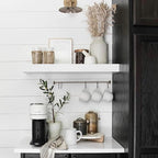 QEEIG Floating Shelves for Wall Bathroom Shelf Bedroom Kitchen Living Room - Image 6