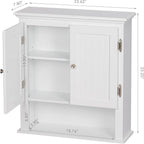 UTEX Bathroom Wall Cabinet, Bathroom Medicine Cabinet - Image 3