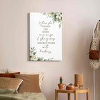 HIWX Christian Wall Decor, Sage Green Botanical Bible Verses Framed Canvas - Image 3