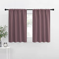 NICETOWN Blackout Curtains for RV Windows, Dry Rose, 2 Panels, Room Darkening by NICETOWN