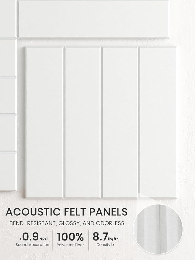 Bumusty Large Cork Board Alternative-36 x 24" Felt Bulletin Board Tiles - Image 3