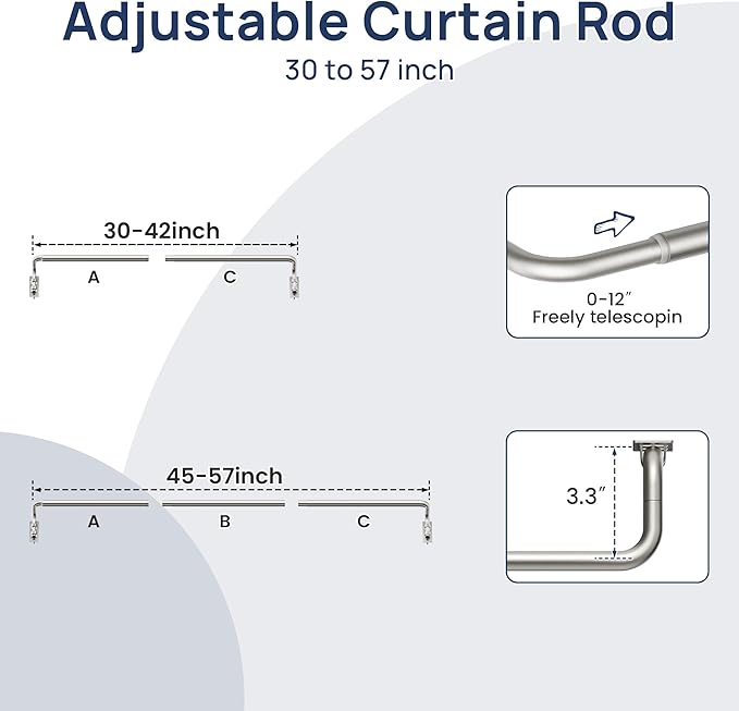 ENJOYBASICS Blackout Curtain rod - Image 5