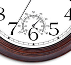 KECYET 14 Inch Outdoor Wall Clock - Image 7