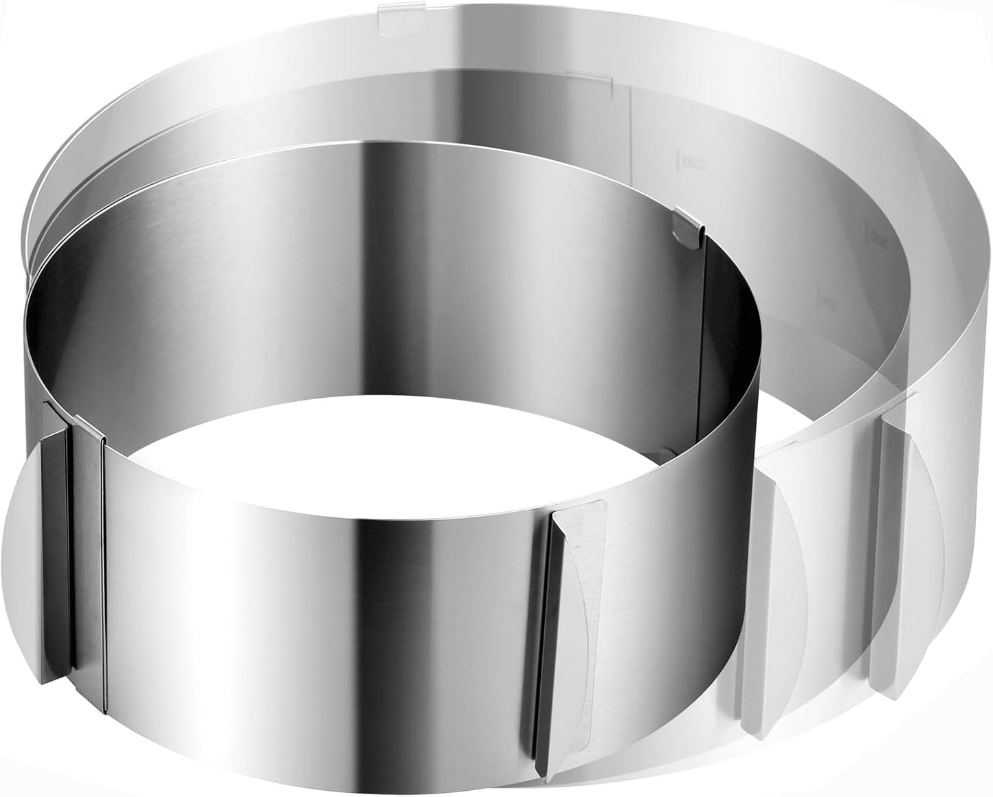 DATANYA Cake Rings Mousse Mold Adjustable 6 to12 Inch Stainless Steel Round Cake Molds for Baking Pastry, Cake Baking Supplies