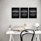 KAWAHONE Success Quotes Wall Art, Motivational Entrepreneur Tomorrow Poster - Image 2
