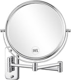 DECLUTTR 8 Inch Wall Mounted Magnifying Mirror by DECLUTTR