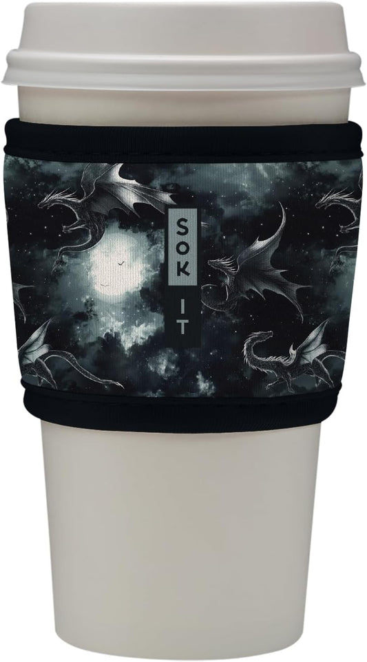 Sok It HotSok Coffee & Tea Reusable Insulated Neoprene Cup Sleeve (Dragon Lore)