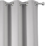 LEMOMO Light Grey Blackout Curtains 34 x 63 Inch Length/Set of 2 Curtain - Image 7