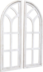 SwallowLiving Set of 2 Cathedral Arch Window Frame Wall Decor - Image 9
