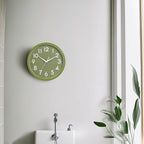 DAXSMY Wall Clock Small Analog 8 Inch Silent Non Ticking Battery Operated - Image 7