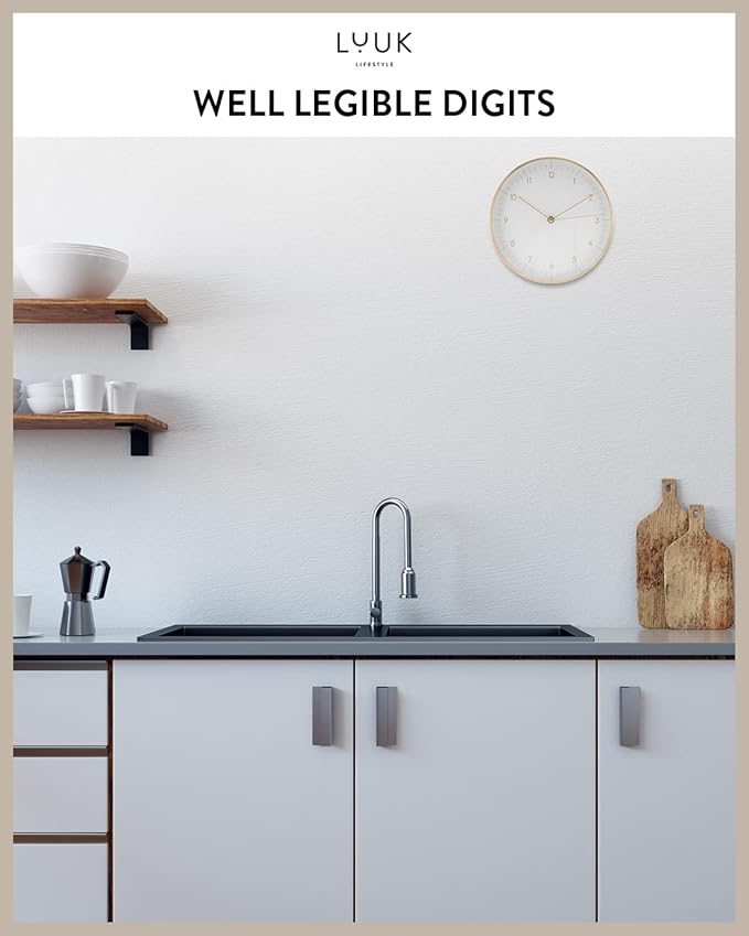 LUUK LIFESTYLE Quartz wall Clock - Image 5