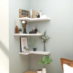 NATURE'S SOURCE Floating Corner Shelves - Image 2