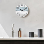 KECYET Wall Clock Silent Non-Ticking Wooden Clocks Battery Operated 18 Inch - Image 6