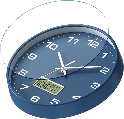 12 Inch Wall Clock, Silent Non-Ticking Analog - Image 2