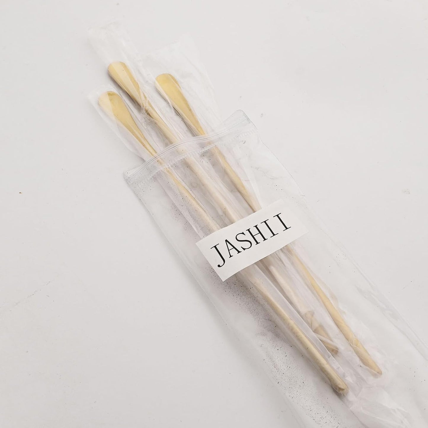 JASHII Matte Long Handle Spoon Cocktail Mixing Stirring Spoons Iced Tea Coffee Spoons with 8.6 inch Long Handle Brushed SUS304 Stainless Steel, 6-Piece