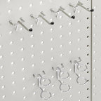 Amazon Basics Rectangular Metal Pegboard Wall Organizer, Tool Storage - Image 3