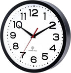 Roymnie Atomic Wall Clock 14 Inch, Modern Clock Battery Operated Classic Analog - Image 4