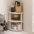 Furinno Turn-N-Tube Kitchen Countertop Organizer, 3-Tier Corner Countertop - Image 2