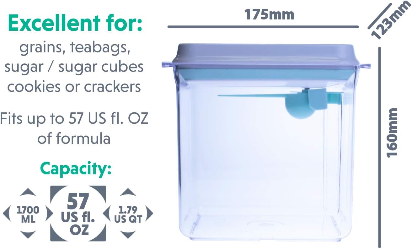 Bop Top | Airtight Meal Prep Containers with Lids | Food Storage Container Sets | Snack and Overnight Oats Fridge Organizer | Pantry and Kitchen Organization